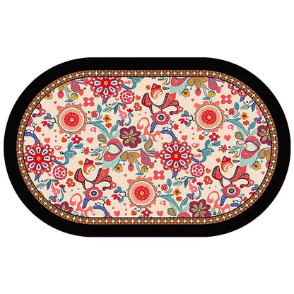 Floral Pattern Dekorativer Bereichsteppich