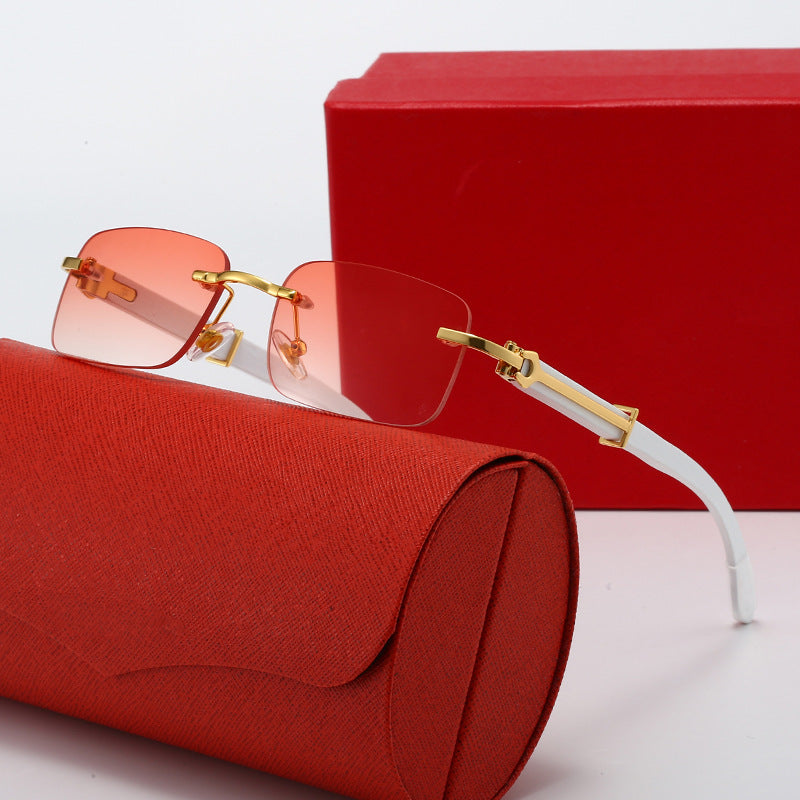 Damen modische Sonnenbrille mit elegantem Metallgestell und polarisierten Gläsern Brehn