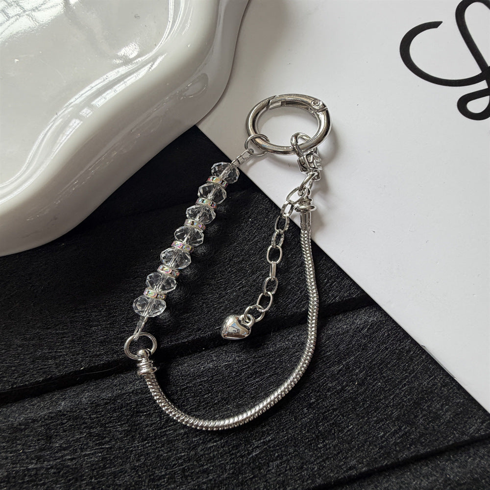 Eleganter Perlen Charm Schlüsselanhänger Brehn 1790134943