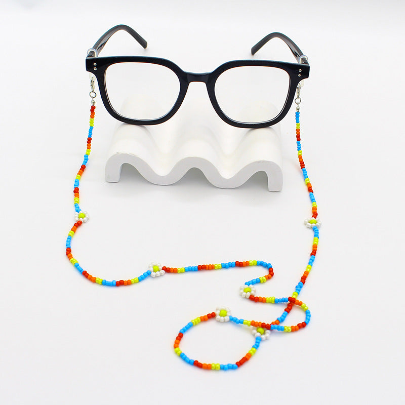 Floral Beaded Eyewear Chain Brehn