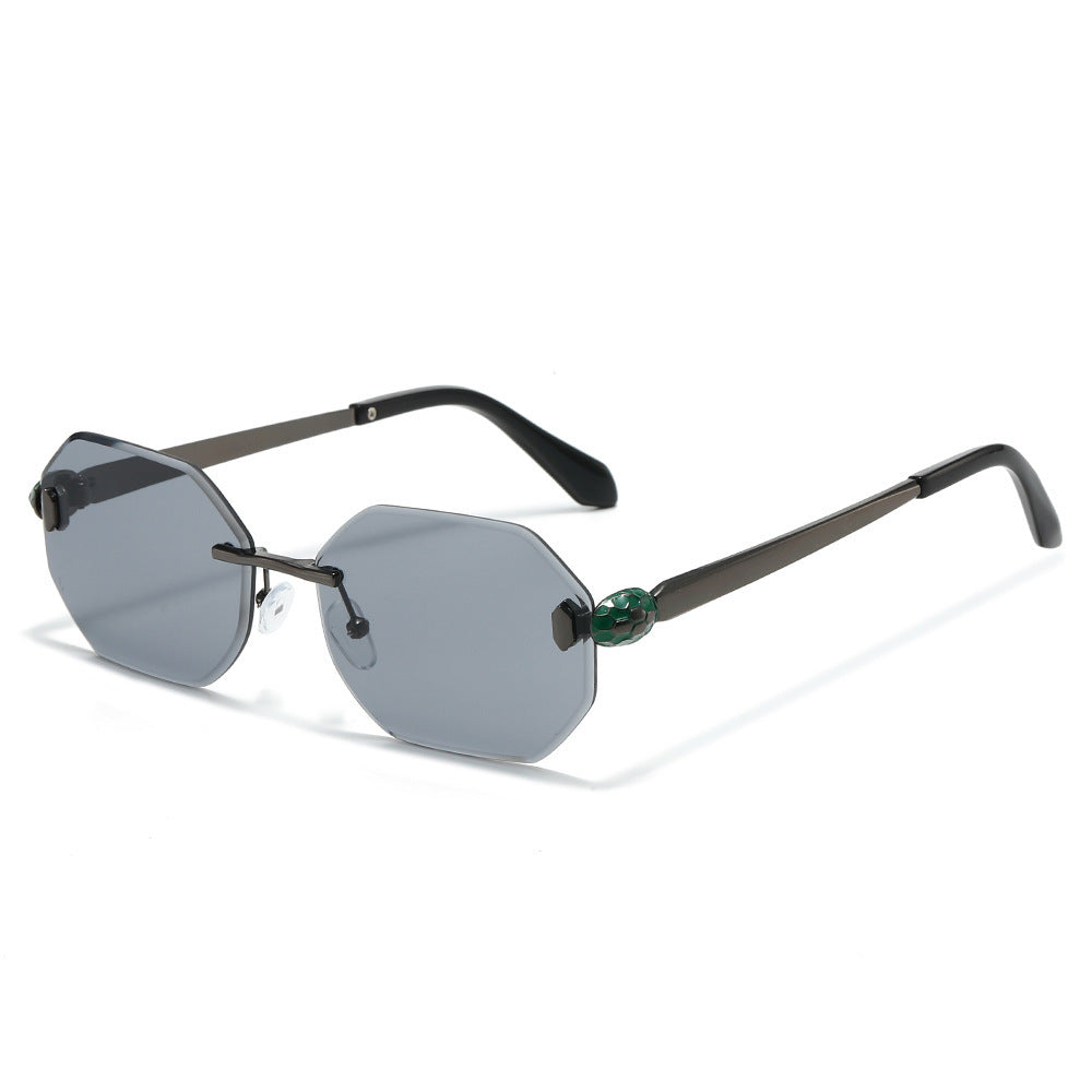Avant-Garde Geometric Sonnenbrille Brehn