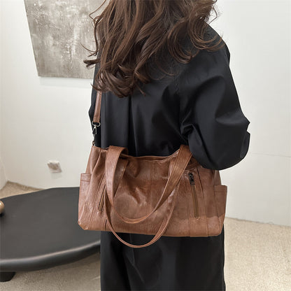 Funktionale Leder Schultertasche