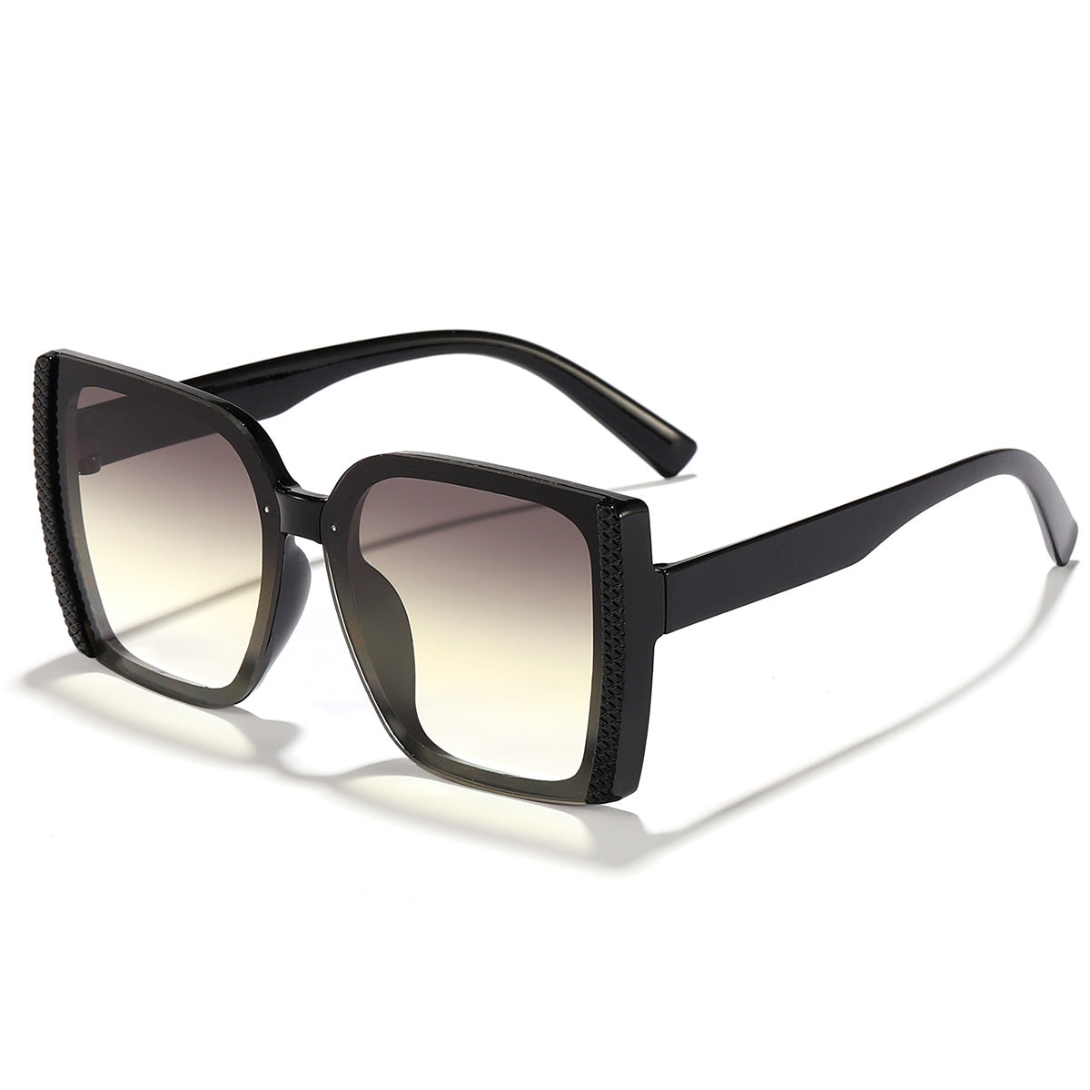 Damen Mode-Sonnenbrille im modernen Leopardenmuster mit Glamour-Elementen Brehn