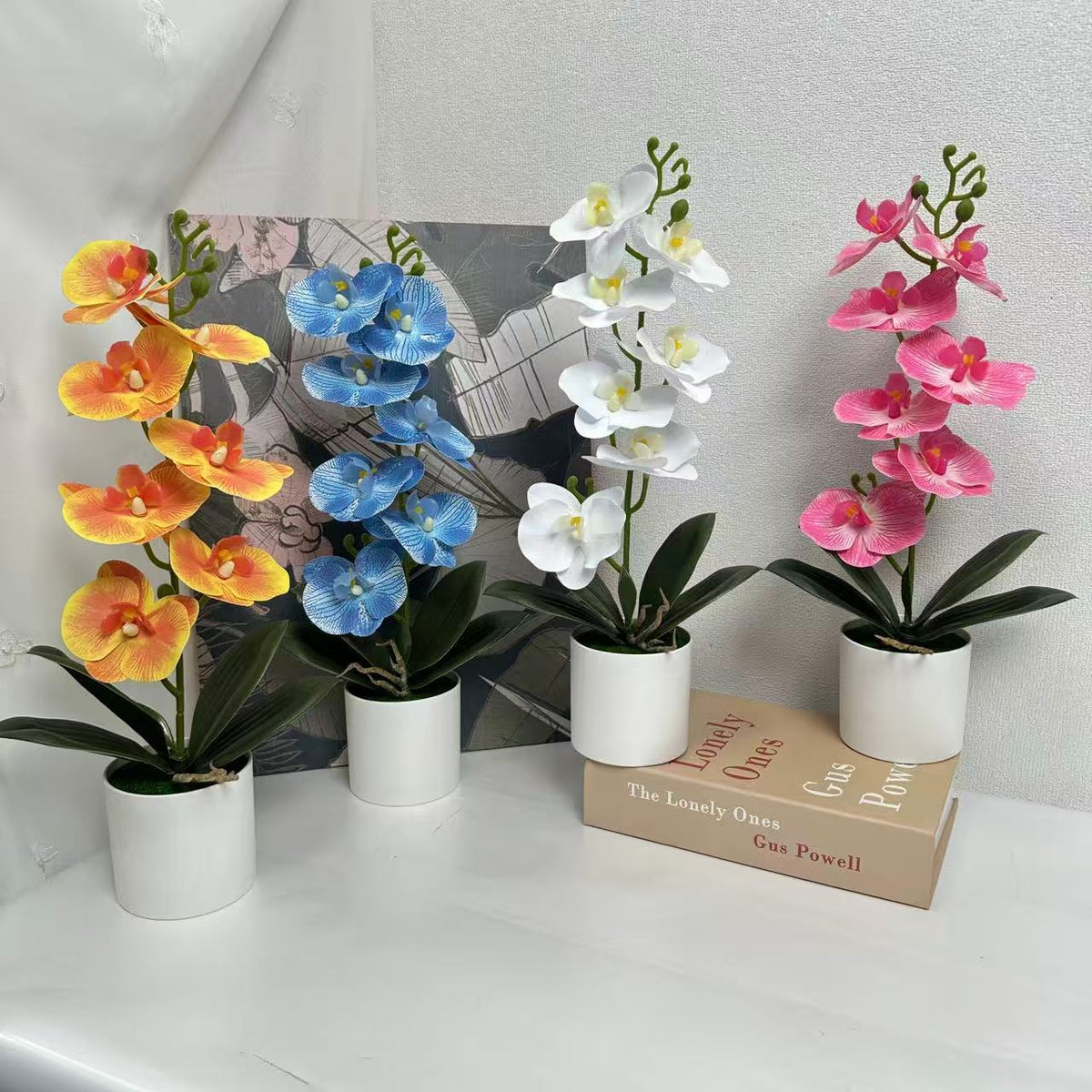 Lebensechte Dekorative Orchideenpflanze für die Innendekoration