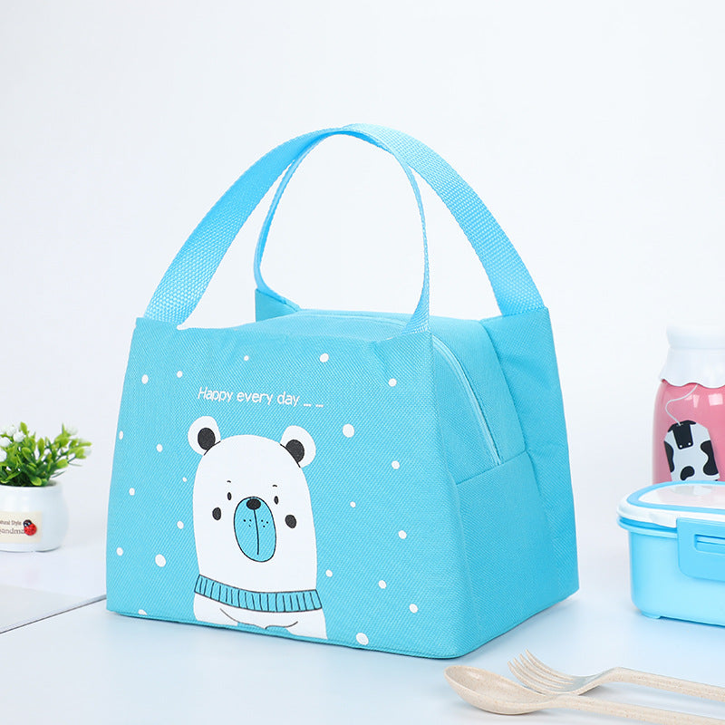 Süße Bärenprint isolierte Lunch-Tasche Brehn