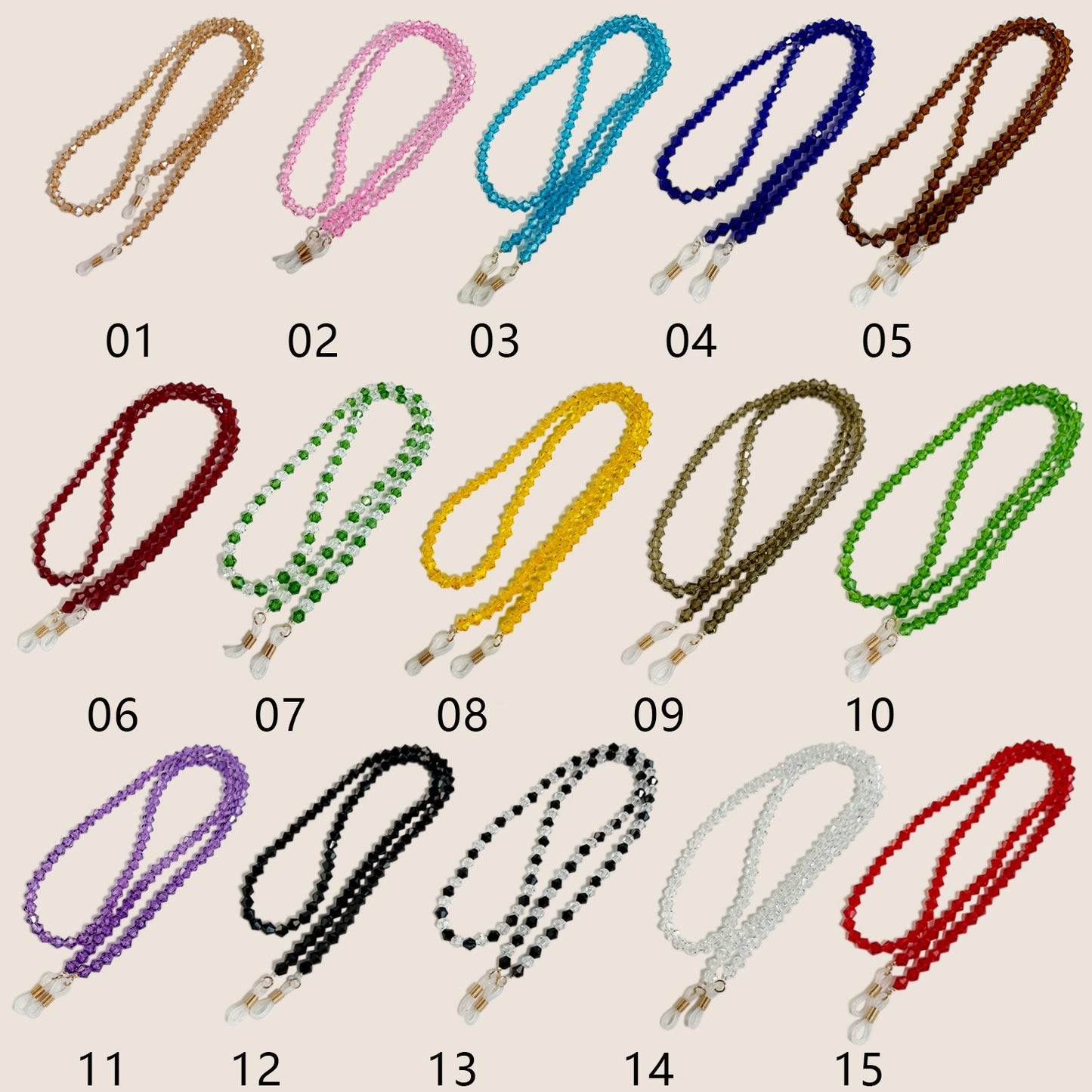Perlen Brillenband Brehn