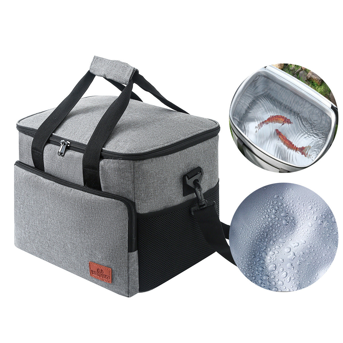 Damen Isolierte Kühltasche mit praktischem Fächersystem Brehn