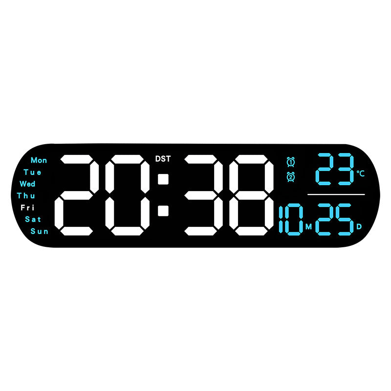 Digitaler LED-Wecker mit großem Display und Temperaturanzeige Brehn