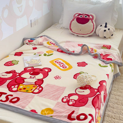 Damen Fleece-Kuscheldecke mit tierischem Motiv Brehn