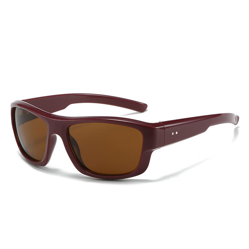 Damen Sport-Sonnenbrille mit robustem Rahmen und UV-Schutz Brehn