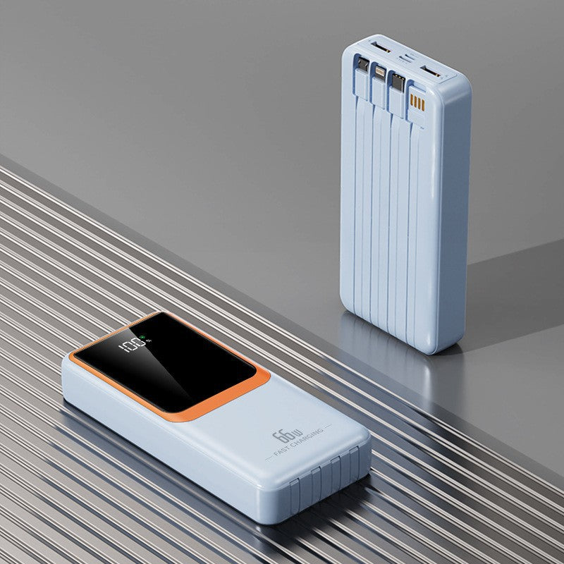 Tragbare Powerbank mit 66W Schnelllade-Technologie und Lcd-Anzeige Brehn
