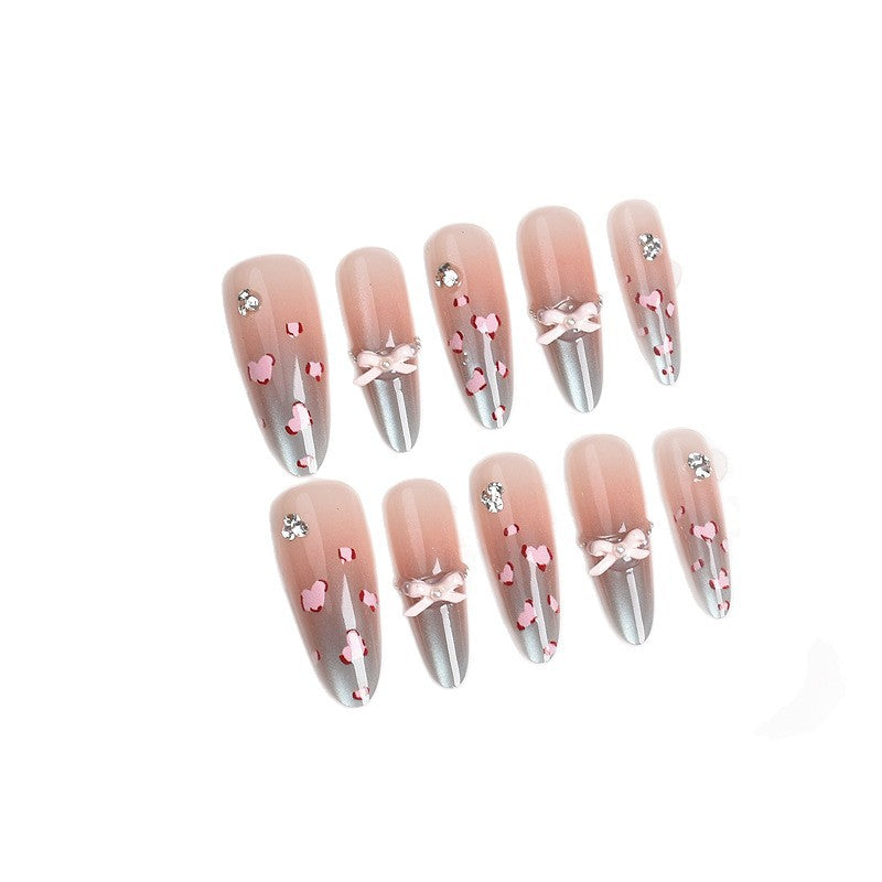 Geschmücktes Press-On Nagelset Brehn