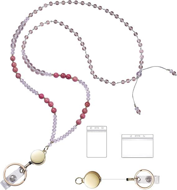 Perlenbrille Lanyard mit Rückzugclip Brehn