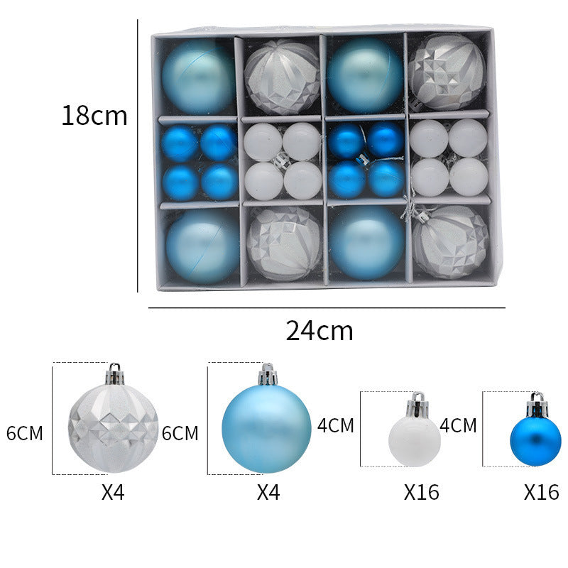 Premium Bruchfeste Weihnachtsbaumkugeln Set Brehn