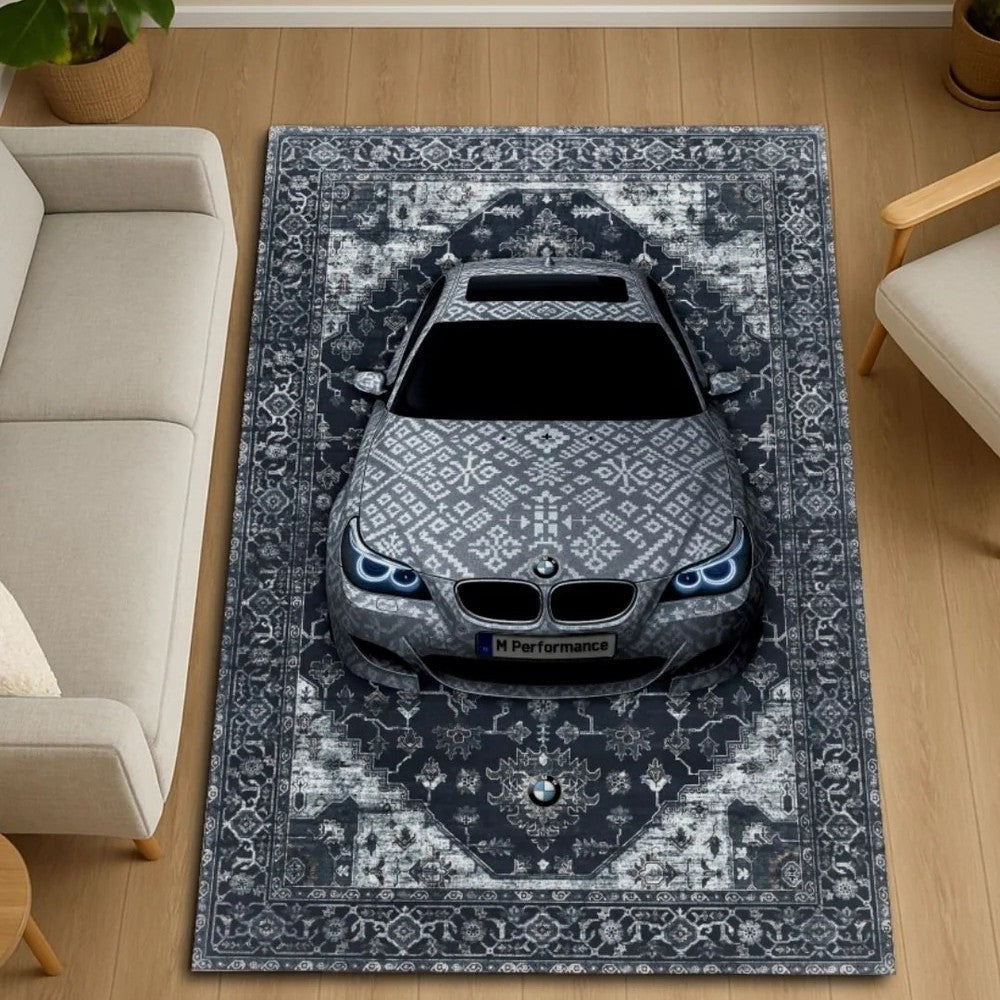 Dekorativer Auto-Themen-Teppich