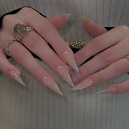 Elegante Stiletto Acryl-Nagelkunst Verlängerungen Brehn 1789713373