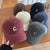 Herren Vintage-inspirierte gewaschene Denim-Cap Brehn