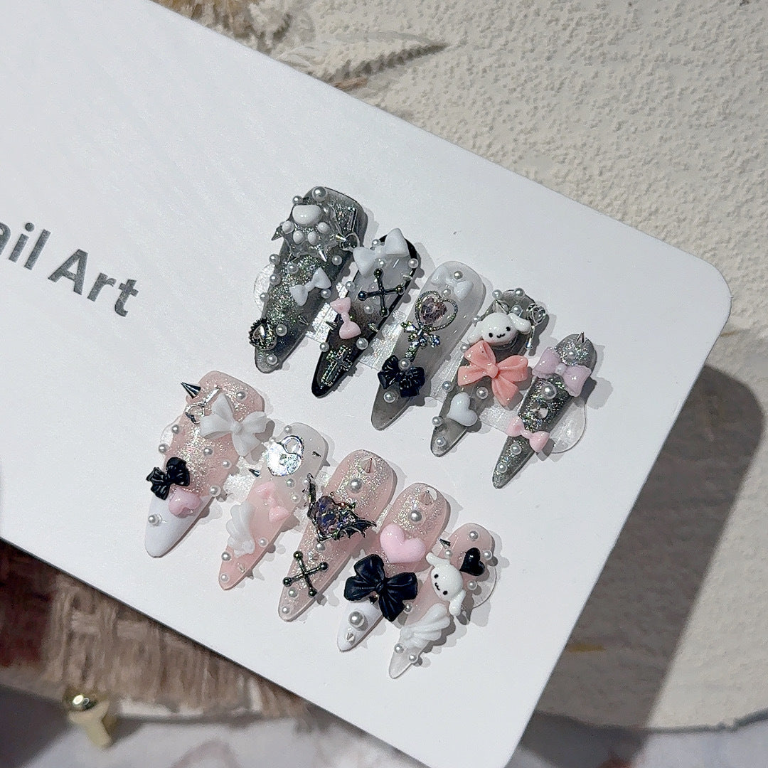 Verspielt 3D Nagelkunst Set