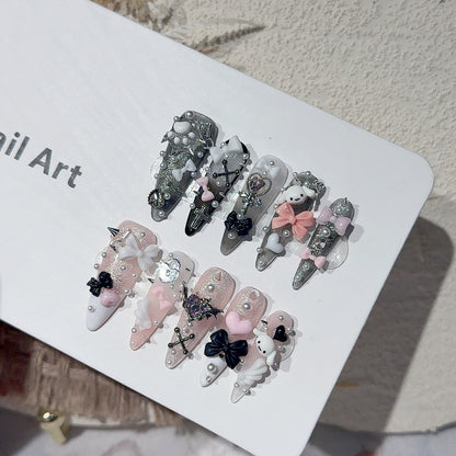 Verspielt 3D Nagelkunst Set