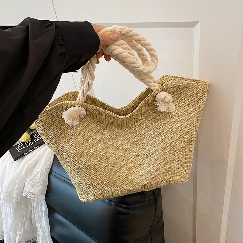 Chic handgewebte Strandtasche Brehn