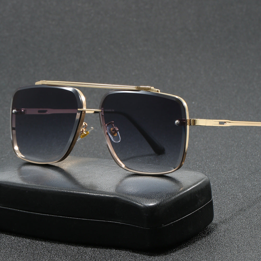 Damen elegante quadratische Designer-Sonnenbrille Brehn