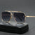 Damen elegante quadratische Designer-Sonnenbrille Brehn