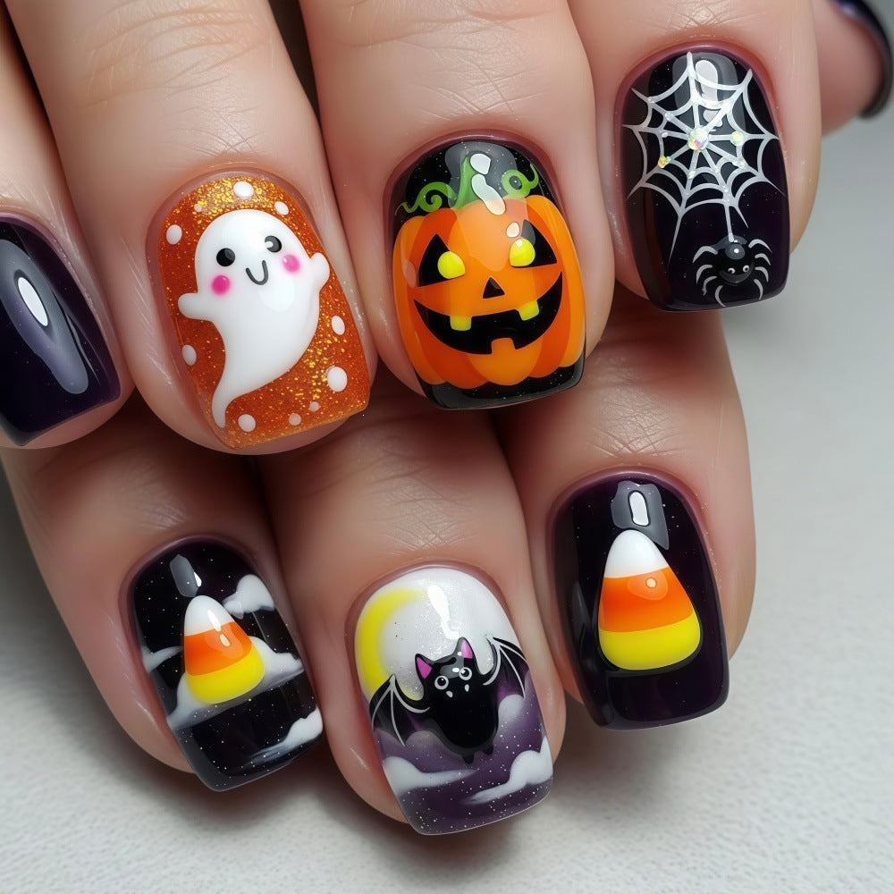 Kreatives Halloween Kunstnagelset Brehn