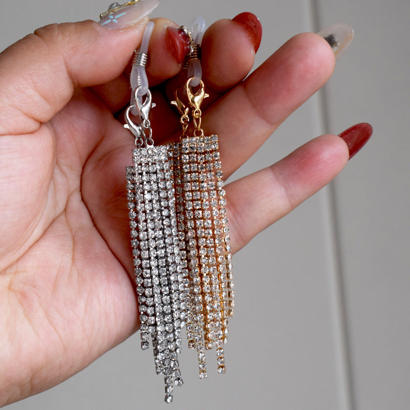 Glamouröse Strass-Brillekette Brehn