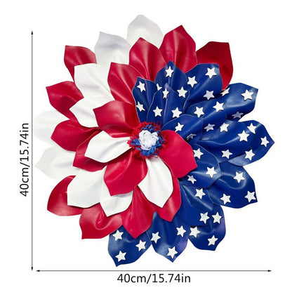 Patriotische dekorative Blumenbrosche