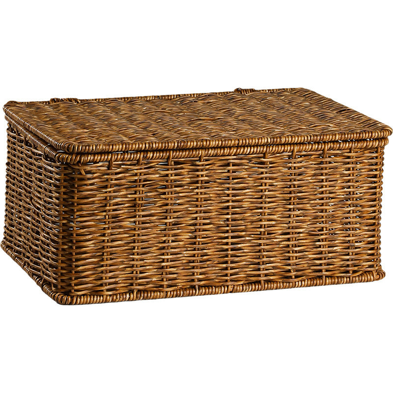 Handgefertigte Rattan Aufbewahrungstruhe Brehn