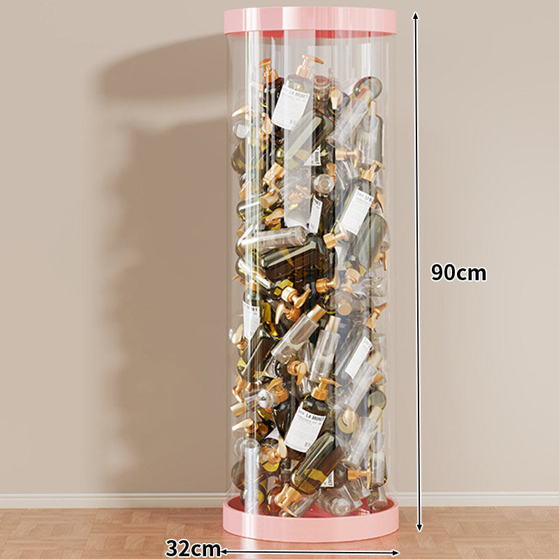 Hohe klare acryl vertikale Display-Zylinder für Mini-Parfüm- & Probeflaschen-Sammlung