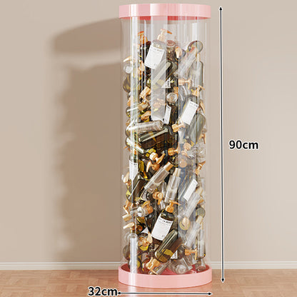 Hohe klare acryl vertikale Display-Zylinder für Mini-Parfüm- & Probeflaschen-Sammlung