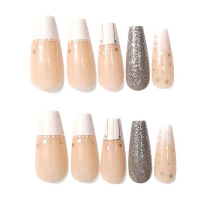Glamouröse Sternen Nagelkunst Verbesserungen Brehn