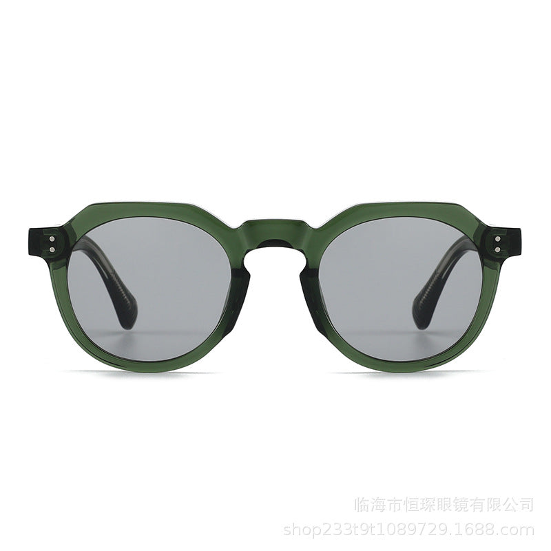 Damen stilvolle Sonnenbrille mit einzigartigem achteckigem Rahmen Brehn