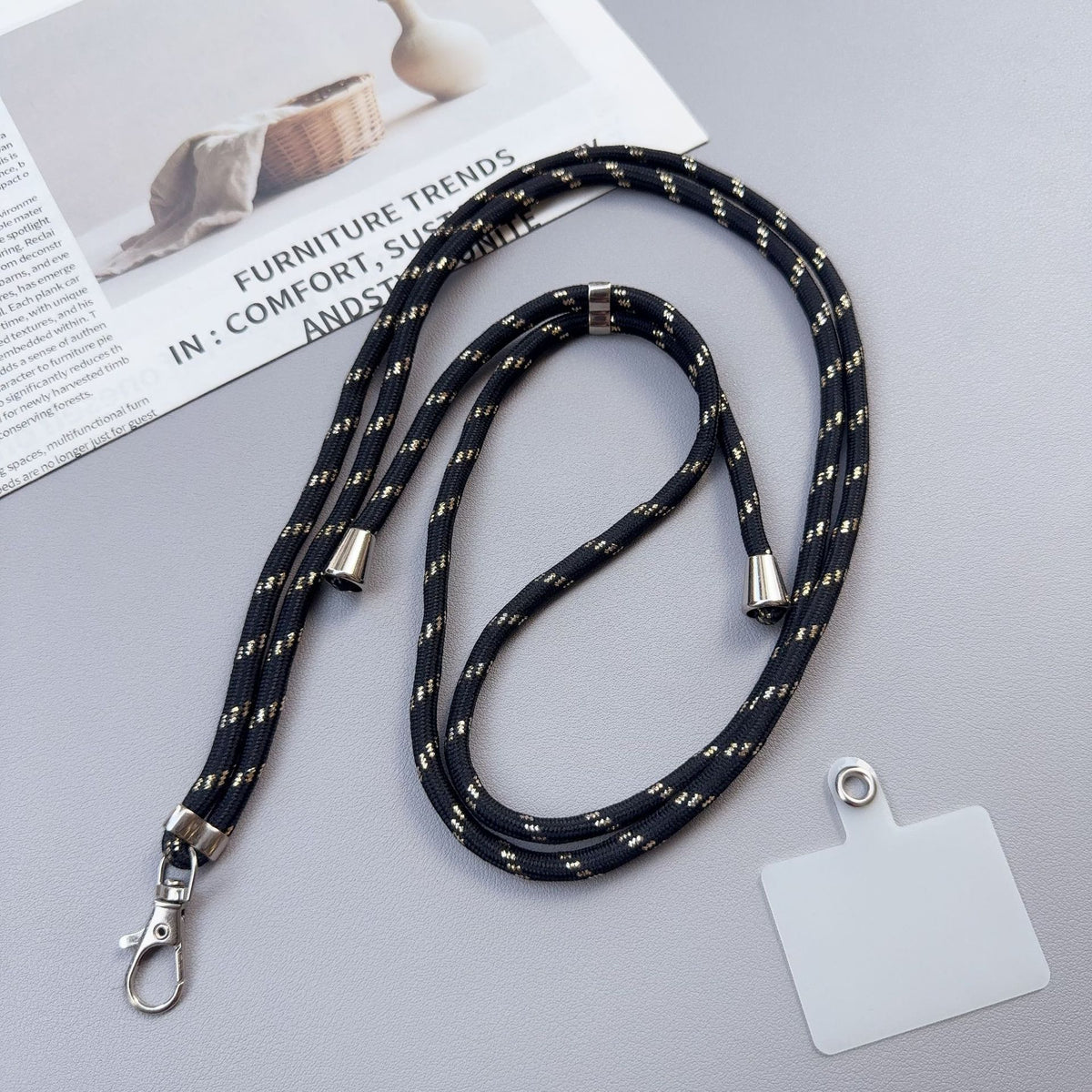 Geflochtenes Band mit Gravurclip Brehn