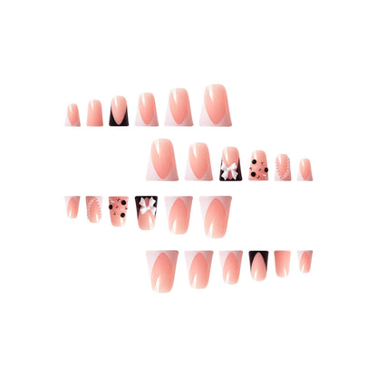 3D Französisch Tip Nagelkunst Extensions Brehn