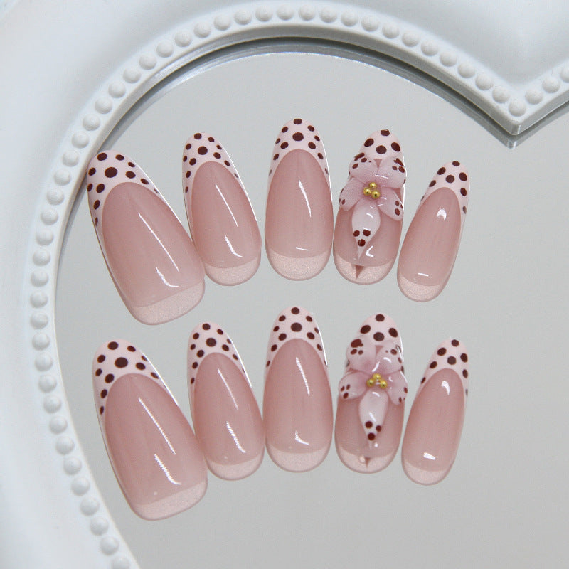 Dekorative florale Press-On Nagelspitzen Brehn