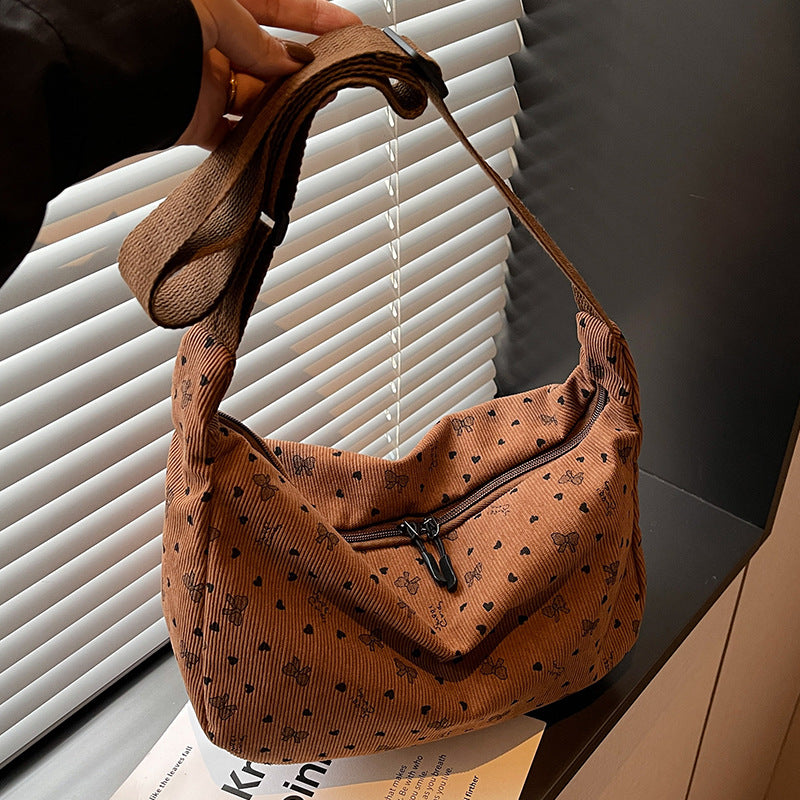 Lässige Blumenmuster Hobo Tasche