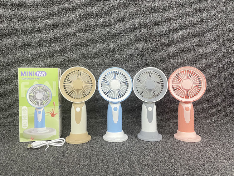 Unisex Tragbarer Mini Handventilator mit USB-Ladefunktion und ergonomischem Griff Brehn