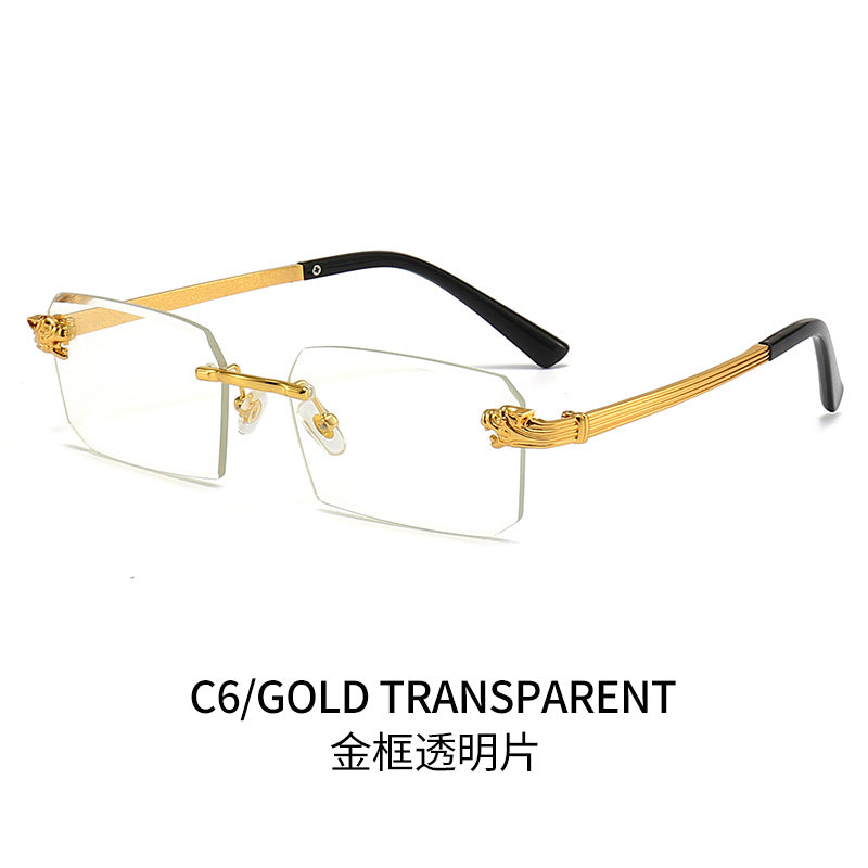 Damen Modische Sonnenbrille mit facettiertem Rahmen und luxuriösen Akzenten Brehn