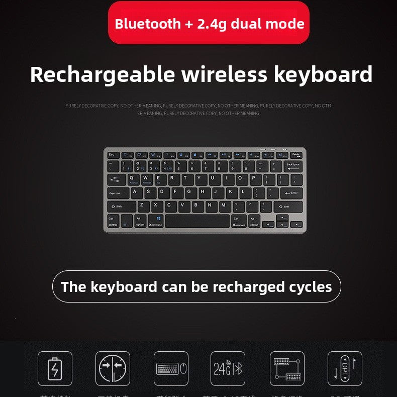 Bluetooth-Tastatur mit Ergonomischem Design Brehn