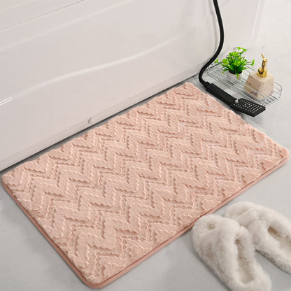 Chevron-Muster Memory Foam Badewannenmatte Brehn