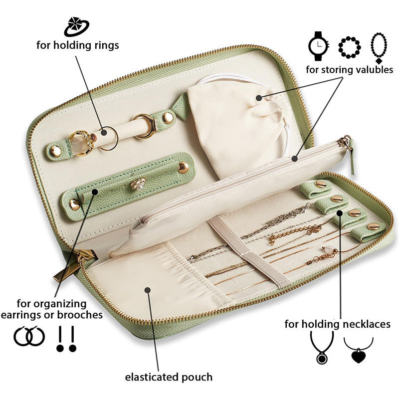 Schmuck-Organizer Tasche mit Abnehmbaren Inneneinteilungen Brehn