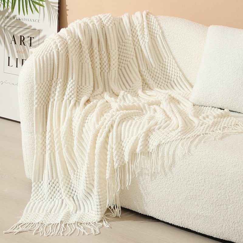 Damen stylische Wohnzimmerdecke mit Fransenmuster Brehn