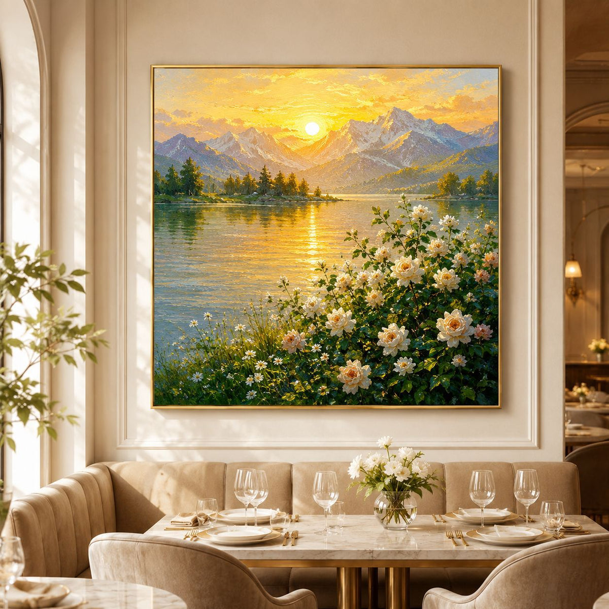 Herbstlandschaft Ölmalerei