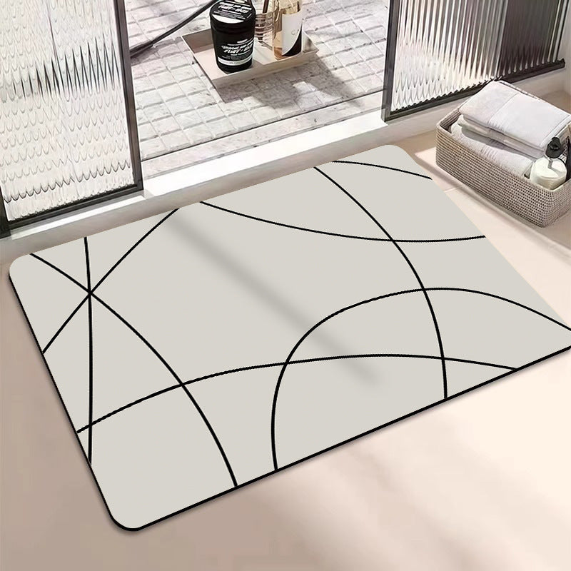 Geometrisches Muster Texturiertes Badetuch Brehn