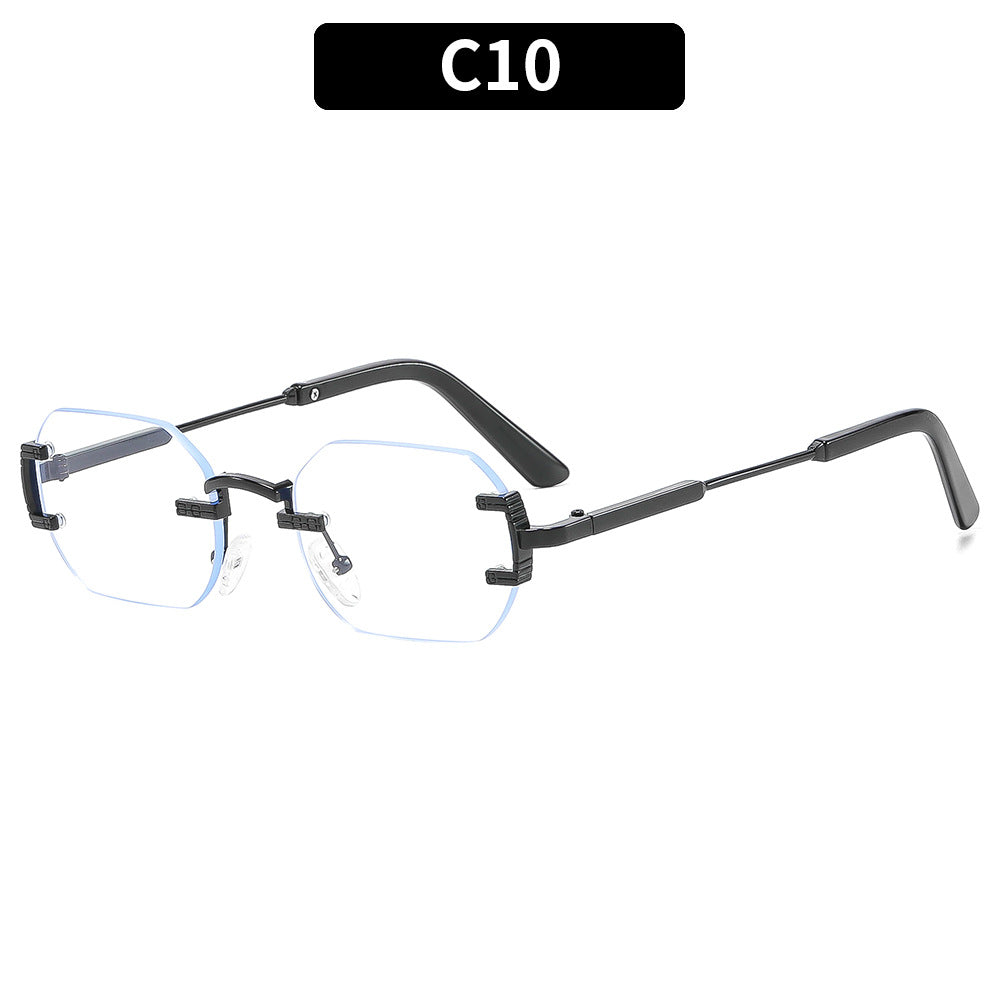 Stylische geometrische Rahmenbrille