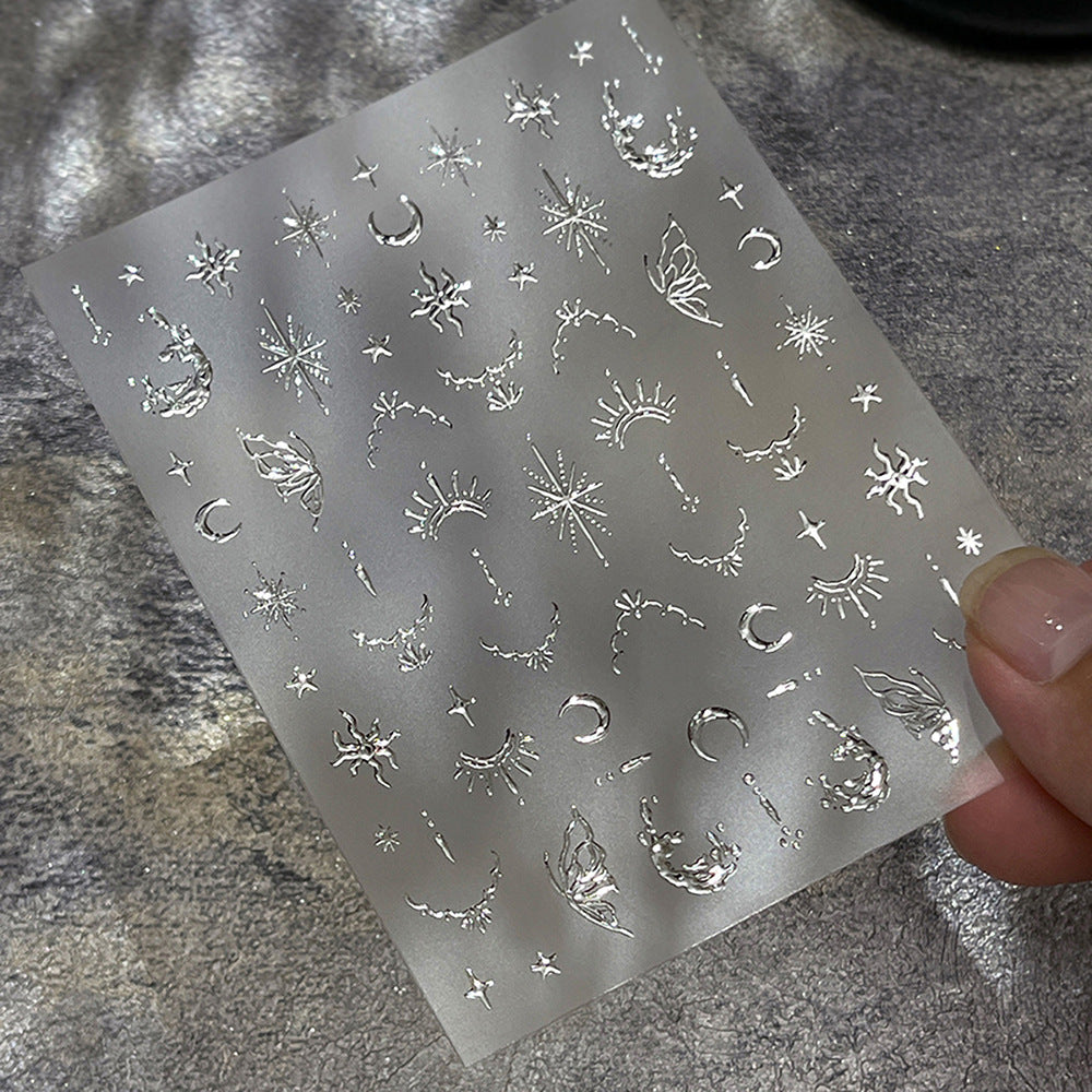 Himmlische Nagelkunst Folienaufkleber