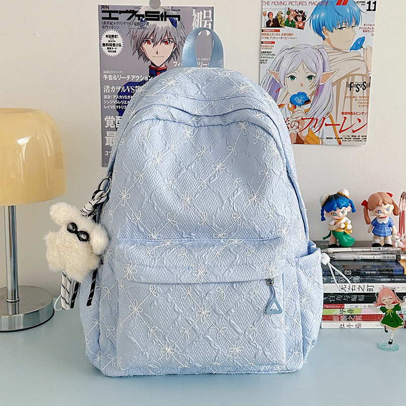 Gestickter strukturierten Schulrucksack