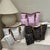 WoFloral gemusterte Strandtasche Brehn